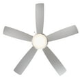 thumbnail image 5 of Disc II 5-Blade Energy Star Pull Chain Memory Ceiling Fan 52in Brushed Nickel with 3000K Dimmable LED Light Kit, 5 of 6