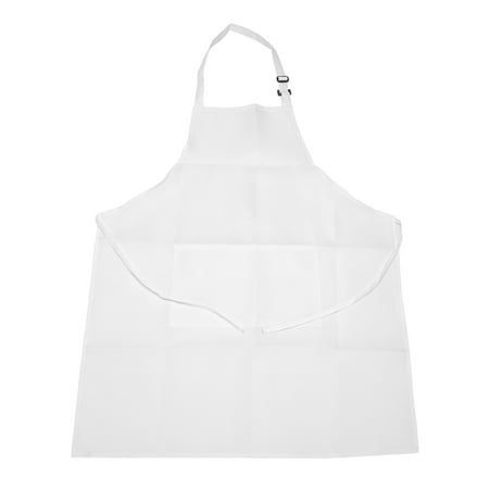

4 Pack Bib Aprons with 2 Pockets Adjustable Kitchen Cooking Chef Apron for Women & Men White