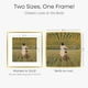 thumbnail image 3 of Marco de fotos Homeforia Gold Metal 16x16 con vidrio templado, 3 of 9