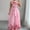 *Pink, variant on ClodeEU Women's Halter Neck Floral Lace Embroidered Maxi Dress,Elegant Formal Bridesmaid Evening Gown Blue,Women's Plus L