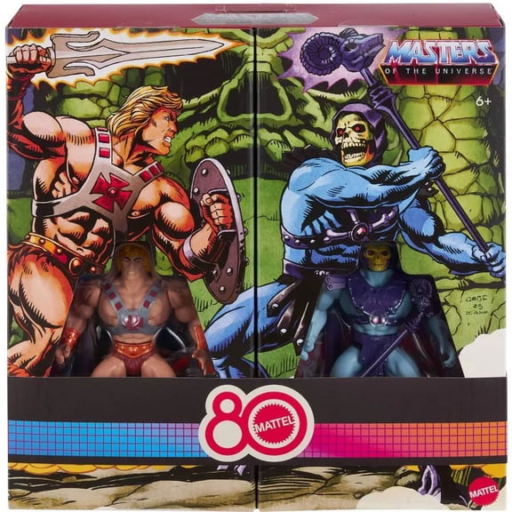 Masters of the Universe Origins Retro He-Man & Skeletor Action Figure 2-Pack