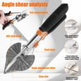 thumbnail image 3 of 2Pcs Miter Shears Multifunctional Trunking Shears Multi Angle Scissors Quarter  Cutting Shears Adjustable Angle 22.5°- 135°/45°- 135° Trim Shears Tool for Cutting, 3 of 9