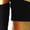 A Black&White, variant on Kids Girls Cheer Leader Outfits Long Sleeve Cheerleading Uniform Dance Dress with Pom Poms Stocking Hair Tie A White&Black 6