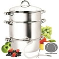 thumbnail image 3 of Cook N Home NC-00256 Presse-Agrumes en Acier Inoxydable 11-Quart, 3 of 6