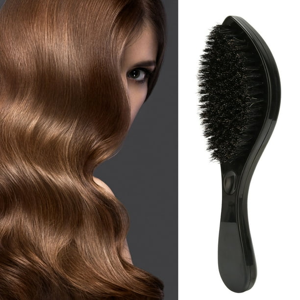 Cepillo para el Cabello, Dientes Redonteadas Dientes de la Barba imitación de Cerdo Cabello Pequeño Cómodo
