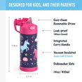 thumbnail image 2 of SHIYOU-HERMOS FUNTAINER Bouteille Isotherme en Acier Inoxydable 14 Onces, Licorne, 2 of 4