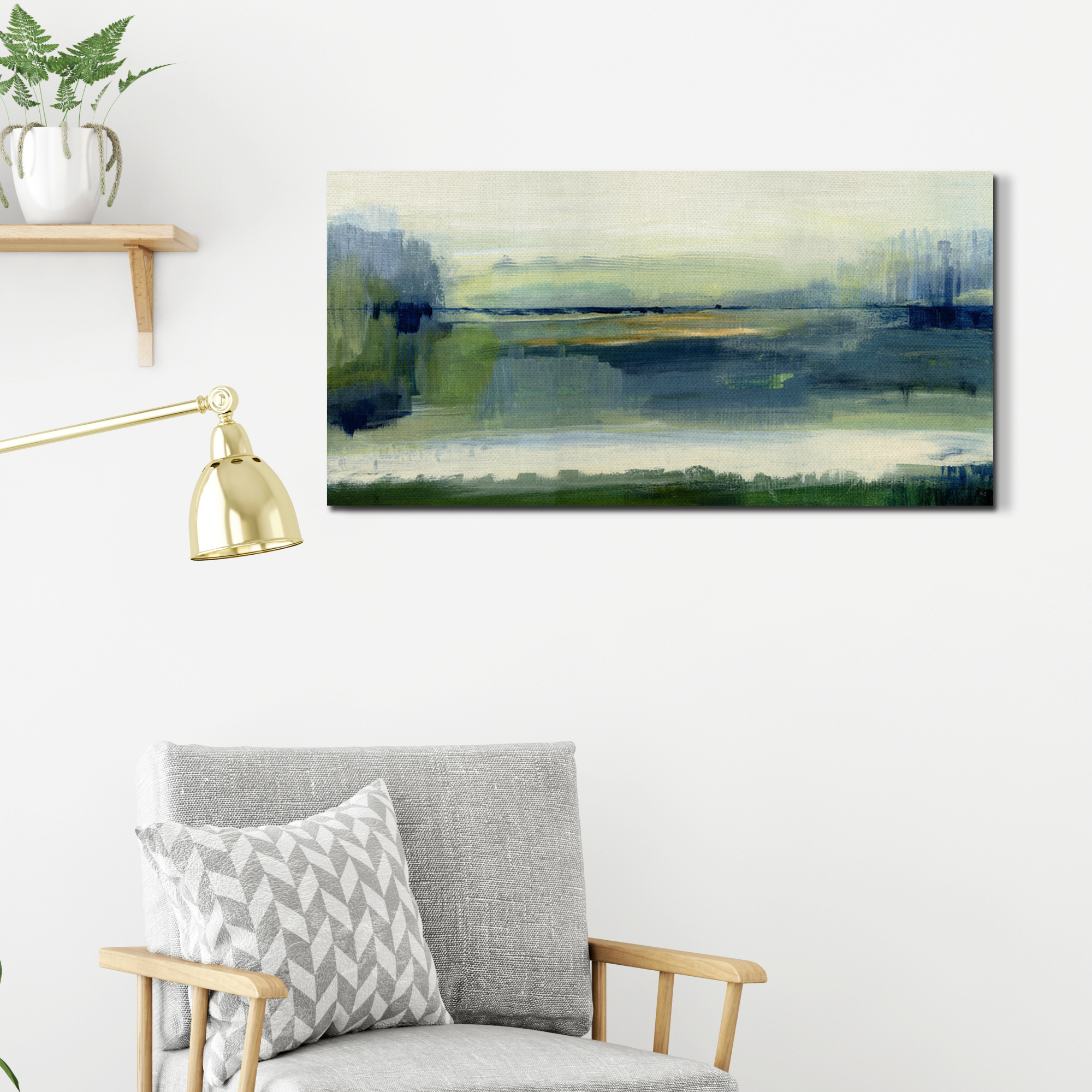 Glistening Meadow by Susan Jill Wrapped Canvas Art Painting Print