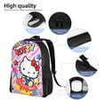 thumbnail image 5 of Hello Kitty Backpack, Travel Laptop Backpack, Water Resistant College School Computer Bag, Durable Daypack, Fit 16 Inch Notebook, 5 of 8