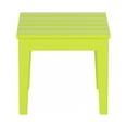 thumbnail image 5 of WestinTrends Ashore Oversized Outdoor Side Table, 18 Inch All Weather Poly Lumber Adirondack Patio Side Table Square End Table, Lime, 5 of 6