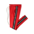 thumbnail image 3 of Ma Croix Mens Premium Hip Hop Skinny Fit Taped Stripe Track Pants, 3 of 6