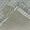 thumbnail image 4 of REGALWOVEN Boho Bathroom Rug, Woven Tecture Rug for Bedroom Throw Rug with Fringe Grey 16" x 24", 4 of 6