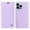 Purple, variant on Allytech For iPhone 12 Pro/12 6.1 inch Case,Full Body Protection Business Solid Color PU Leather&Soft TPU Magnetic Closure Flip Wallet Card Slots Holder Shockproof Cover.Rosegold