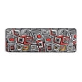 thumbnail image 6 of Ryvnso Funny Line Geometry Pattern Hallway Runner Rugs Floor Carpet Non Slip Entryway Mat 2' x 6', 6 of 7