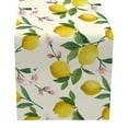 thumbnail image 1 of asddcavvf Petit Drapeau de Table Frais Printemps et Été Imprimé Fleur Lin Nappe 7 et Table de Noël Table d'Hiver 108 Pouces de Long, 1 of 6