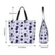 thumbnail image 5 of Disketp Daisies Flowers Bolsa Tote Estampada para Mujer, Bolso de Hombro y de Mano para Compras y Viajes, 5 of 8