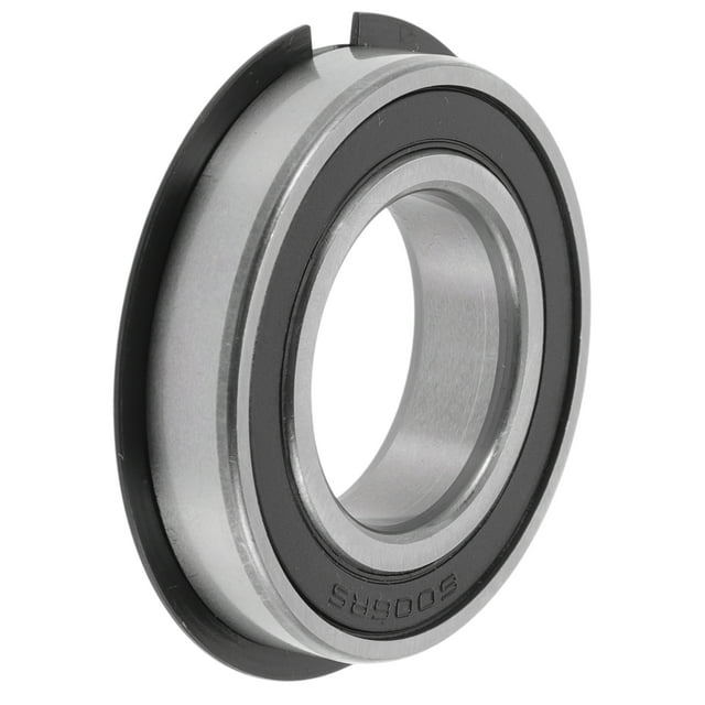 Rodamientos de bolas de ranura profunda 6006NR2RS Unique Bargains 30x55x13mm P5 con doble sello de goma lubricado 1 Pc Carro Patinete Patineta Rueda Universal Tonalidad Plateada Negra