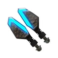 thumbnail image 2 of Miulika Motorcycle Turn Light Cornering Lamp 12V Fits most Motorbikes Blue, 2 of 8