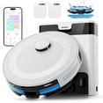 thumbnail image 1 of Robot aspirador y friegasuelos LiDAR Lefant, autovaciado durante 45 días, ángulo de 190° para evitar obstáculos, limpieza personalizada, mapeo multisuelo, potencia de succión de 5500 Pa, 140 min de a, 1 of 5