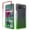 Red/Green, variant on LG K92 Case With Built-in Screen Protector, Rosebono Full-Body Rugged Ultra Transparency Grideint Hybrid Protective Case With Built-in Screen Protector for LG K92 5G (Red/Green)