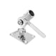 thumbnail image 1 of Base de la antena de bote de acero inoxidable Montado lateral de doble trinquete Rotary Mirror pulido Montaje pesado Pesca Hardware Inevent VI001891-00, 1 of 7