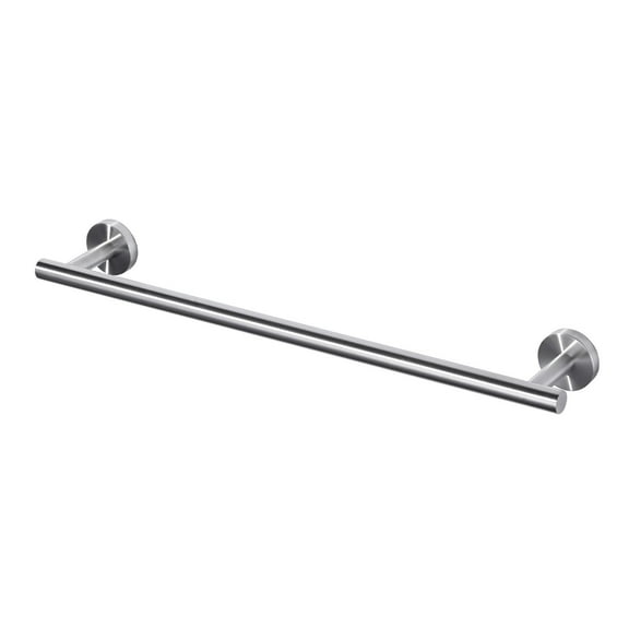 WOWOW 20-in brushed nickel Wall mount Single Towel Bar