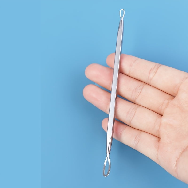 Double Loop Blackhead Remover Pimple Extractor Popper Acne Comedone Blemish Stainless Steel Blackhead Remover Tool Beauty Tools