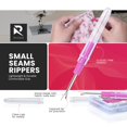 thumbnail image 4 of Kit de descosedor Riveda de 7 piezas, ergonómico, rosa, set de costura, 4 of 7