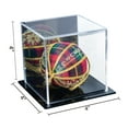 thumbnail image 2 of Better Display Cases Acrylic Christmas or Holiday Ornament Display Case with Mirror and Black Base 4" x 4" x 4" (V23/A057), 2 of 2