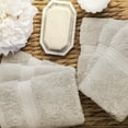 thumbnail image 4 of Premium Egyptian Cotton Highly Absorbent Assorted 6-Piece Plush Towel Set - 13" x 13", 4 of 6