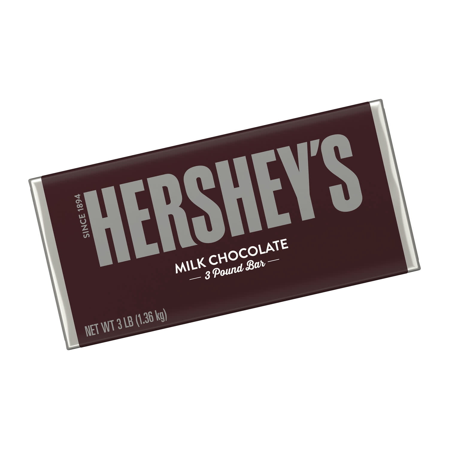 (2 pack) HERSHEY'S Milk Chocolate Candy Gift Bar, 3 lb