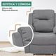 thumbnail image 2 of Sillón Reclinable Eléctrico de Tela Cosmobel Cloe, 2 of 6