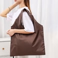 thumbnail image 3 of BAETEUY Shopping Bag Vibrant Color Reusable Foldable Grocery Bag Large Capacity Portable Handbag for Outdoor Travel, 3 of 8