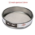 thumbnail image 1 of 20cm Chrome Mesh Sieve Sample Inspection Medicine Test Sieve, 1 of 8