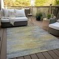 thumbnail image 6 of Addison Rugs Chantille Indoor/Outdoor Transitional Lines Gold Washable Rectangle Rug, 8' x 10', 6 of 6