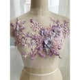 thumbnail image 3 of 3D Flores Con Cuentas Telas De Encaje Apliques Bordado Costura En Parches Para Boda/Evening Vestido Ropa, 3 of 4