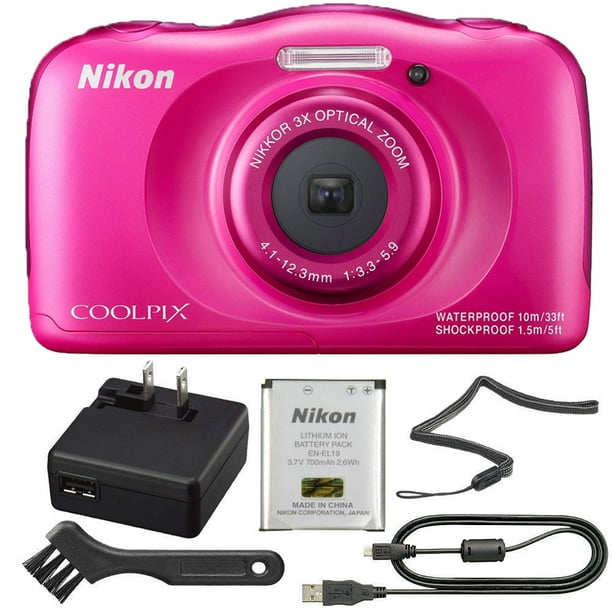 Nikon COOLPIX S33 13.2MP Waterproof ShockFreezeproof Digital Camera