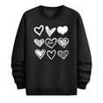 thumbnail image 6 of FAWUUDO Men Valentine's Tops Red Heart Printed Shirts Long Sleeve Clothes, 6 of 7