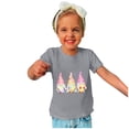 thumbnail image 4 of Rciityk Gray Easter Bunny Tees Shirt for Toddler Cute Gnomes Eggs Print Round Neck Short Sleeve Tshirt Kids Summer Top Easter Shirts for Boys Girls 4 Year, 4 of 4