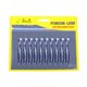 thumbnail image 4 of 20x Jig Wobblers Worm Soft Lures Pesca Artificial Swimbait (Amarillo Blanco), 4 of 5