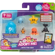 Adopt Me! Pets Into the Sea Mini Figure 6-Pack (Online Virtual Item Redemption Code!)
