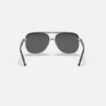 thumbnail image 3 of Ray Ban Bill Dark Grey Aviator Unisex Sunglasses RB2198 1341B1 56, 3 of 5