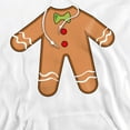 thumbnail image 2 of Christmas Gingerbread Man Unisex Adult Pull-Over Hoodie, 2 of 5