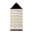 thumbnail image 1 of Calendario de Adviento con 24 bolsillos, bolsa de almacenamiento para colgar en la pared, decoración navideña multiusos de 24 días para dormitorio, 1 of 8