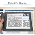 thumbnail image 6 of MagniPros Large Full Page Magnifier Magnifying Sheet with Bonus Bookmark Magnifier- Magnifies Entire Page, 6 of 7