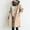 Khaki, variant on Women's Long Trench Coat Windproof Classic Lapel Slim Overcoat Plain Flannel Womens Jackets Lightweight Dressy Puffy Vest for Women Jackets for Women Fashion Casual Wool Insulated Vest Womens Jacket