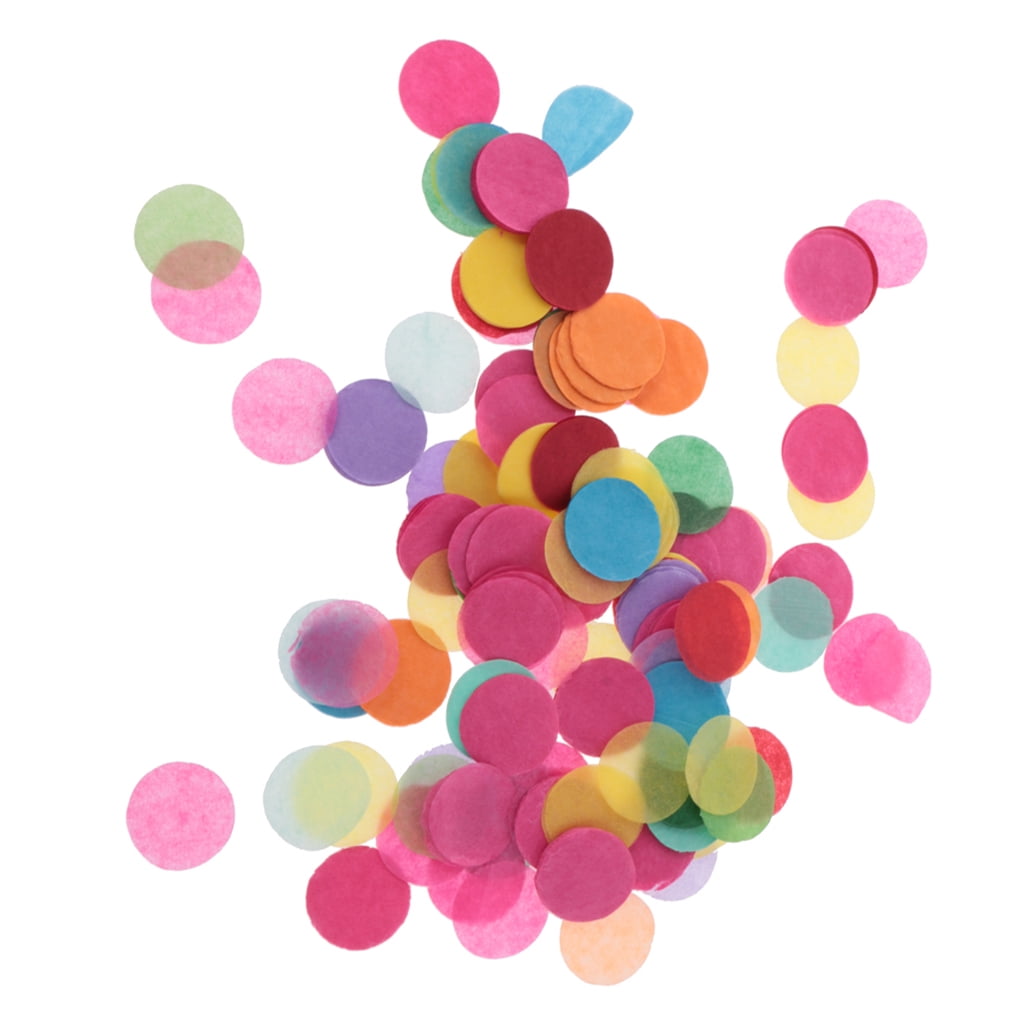 Colorful Confetti Throwing Paper Circle Party Balloon Filler Round 2.5cm DIY Hot 
