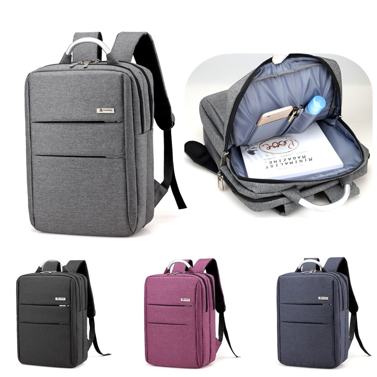 HALLOLURE - Mens Boys Laptop Backpack School Designer Fashion Shoulder Travel Bags 17 ...