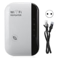 thumbnail image 1 of Repetidor Amplificador de señal WiFi Puerto Ethernet de 300 M Montaje en pared Blanco para botón WPS (100 y 240 V) (Enchufe de la UE), 1 of 14