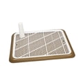 thumbnail image 4 of Inodoro para mascotas, orinal para perros y gatos, caja de arena para perros, protección de suelo reutilizable con urinario Marrón Zulema Baño de perros, 4 of 8