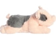 thumbnail image 3 of Aurora - Medium Pink Flopsie - 12" Tidbit Mini Pig - Adorable Stuffed Animal, 3 of 5
